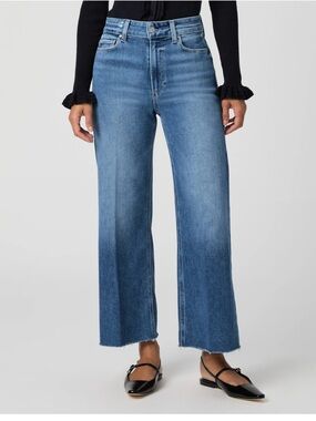 NWT retail$239 size 26 #PAIGE Anessa High-Rise Wide-Leg Women’s Jeans - Blue